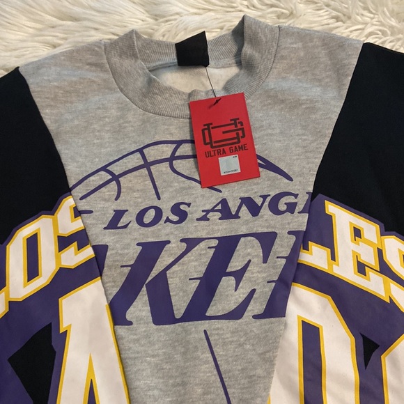 Los Angeles Lakers Women's Sweater - Gray and Black and purple size L brand new - Picture 12 of 12